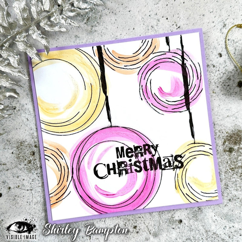 Visible Image Sketched Backgrounds - A6 Stamp Set-2