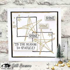 Visible Image Sketched Stars - A6 Stamp Set-2