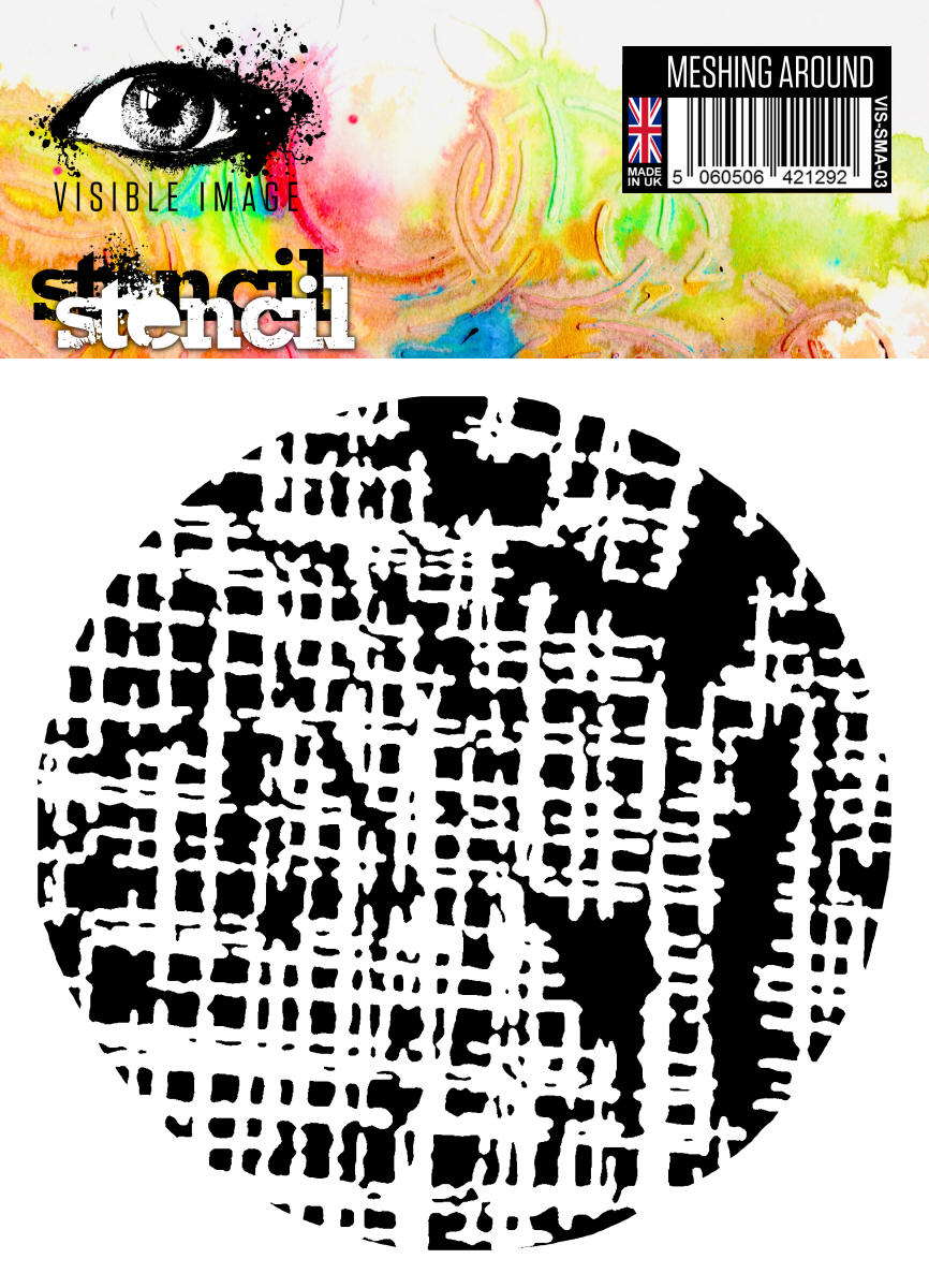 Visible Image Meshing Around Stencil - 6 x 6-1