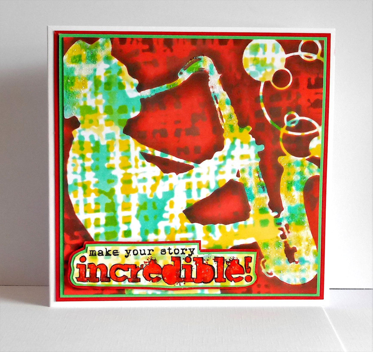 Visible Image Meshing Around Stencil - 6 x 6-3