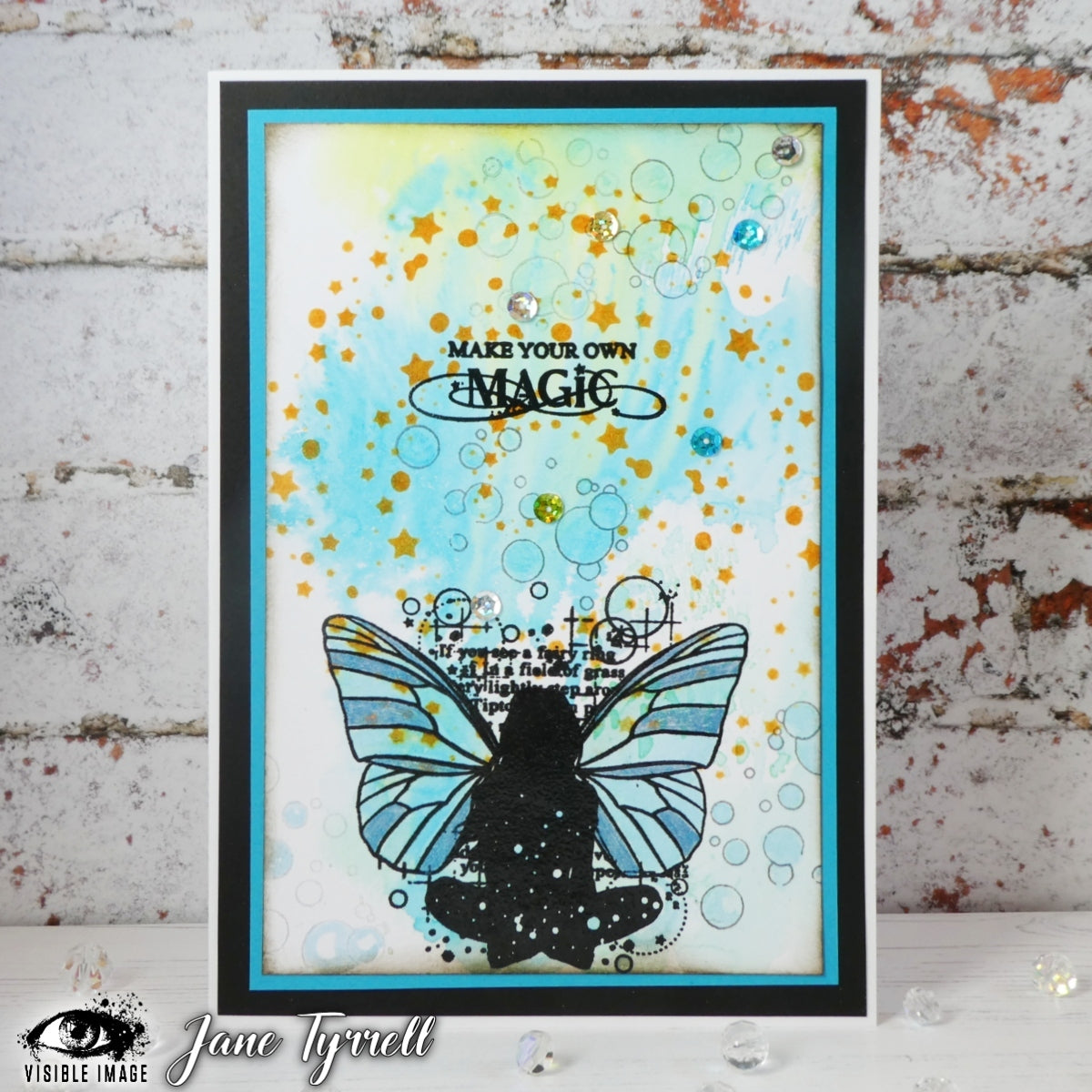 Visible Image Stardust Stencil - 6 x 6-2