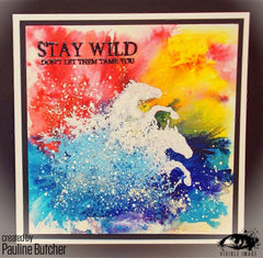 Visible Image Stay Wild - A6 Stamp Set-3