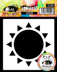 Visible Image Sunshine Stencil - 4 x 4-1