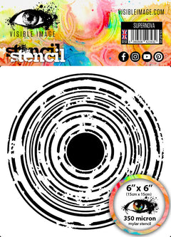 Visible Image Supernova Stencil - 6 x 6-1