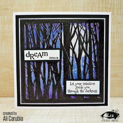 Visible Image The Forest Stencil - 6 x 6-2
