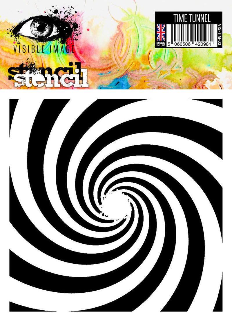 Visible Image Time Tunnel Stencil - 6 x 6-1