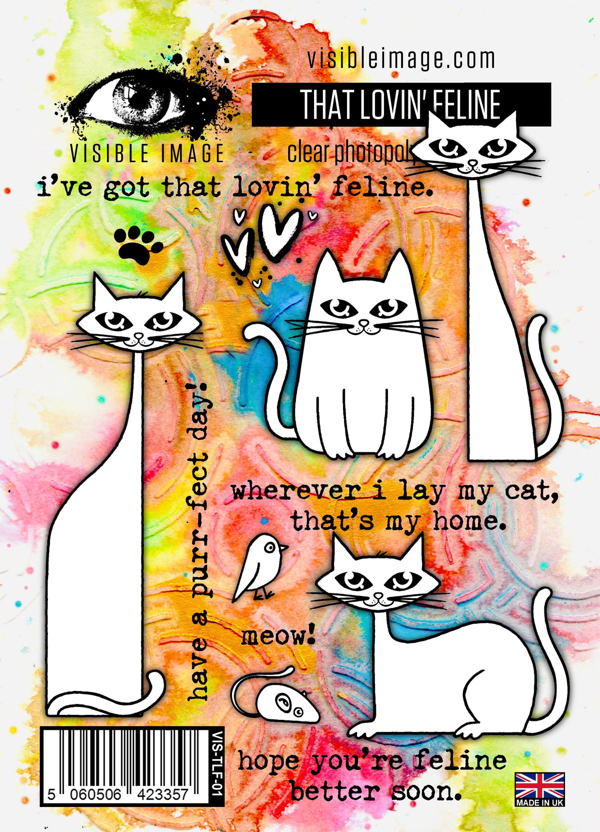 Visible Image That Lovin' Feline - A6 Stamp Set-1