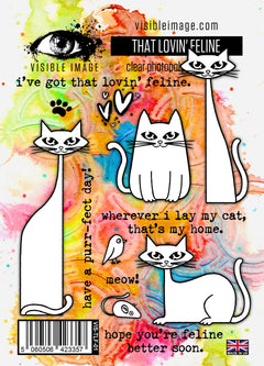 Visible Image That Lovin' Feline - A6 Stamp Set-1