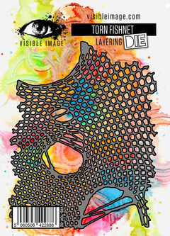 Visible Image Torn Fishnet Layering Die-1