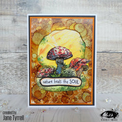 Visible Image Totally Toadstools - A6 Stamp Set-2