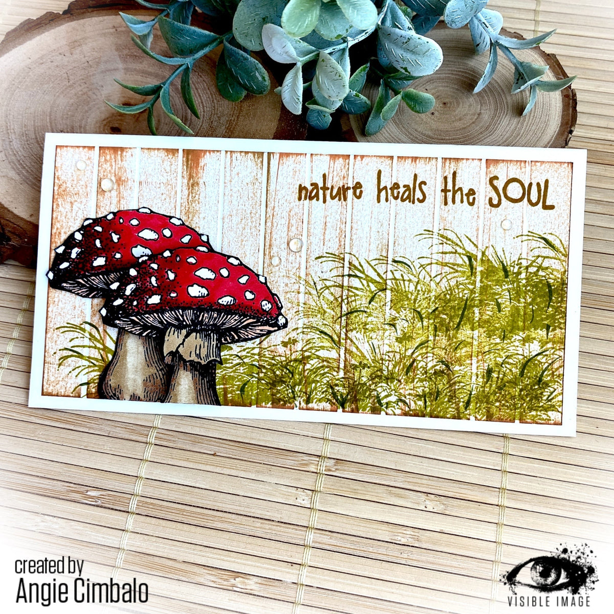 Visible Image Totally Toadstools - A6 Stamp Set-5