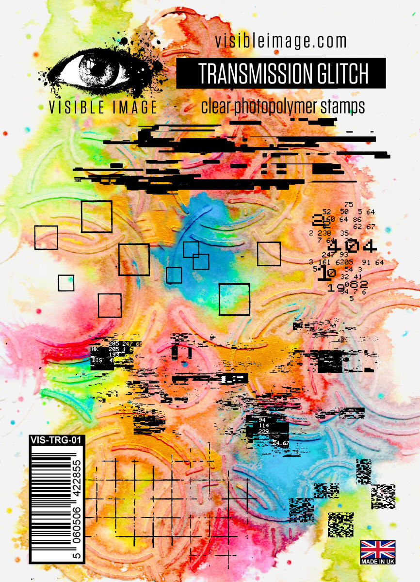 Visible Image Transmission Glitch - A6 Stamp Set-1