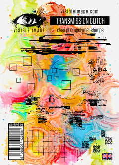 Visible Image Transmission Glitch - A6 Stamp Set-1