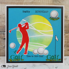 Visible Image Time To Par-Tee - A6 Stamp Set-3