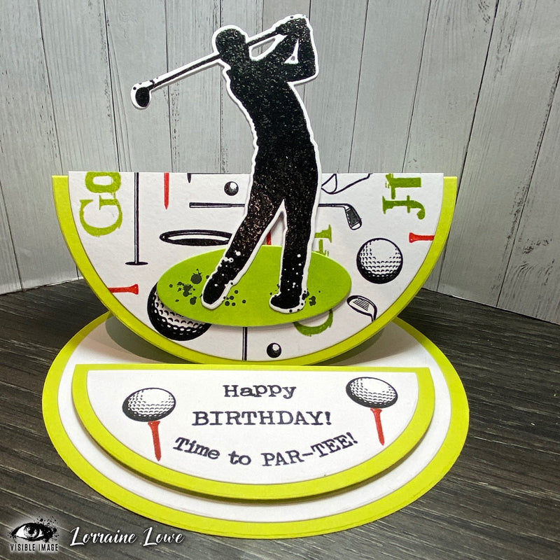 Visible Image Time To Par-Tee - A6 Stamp Set-4