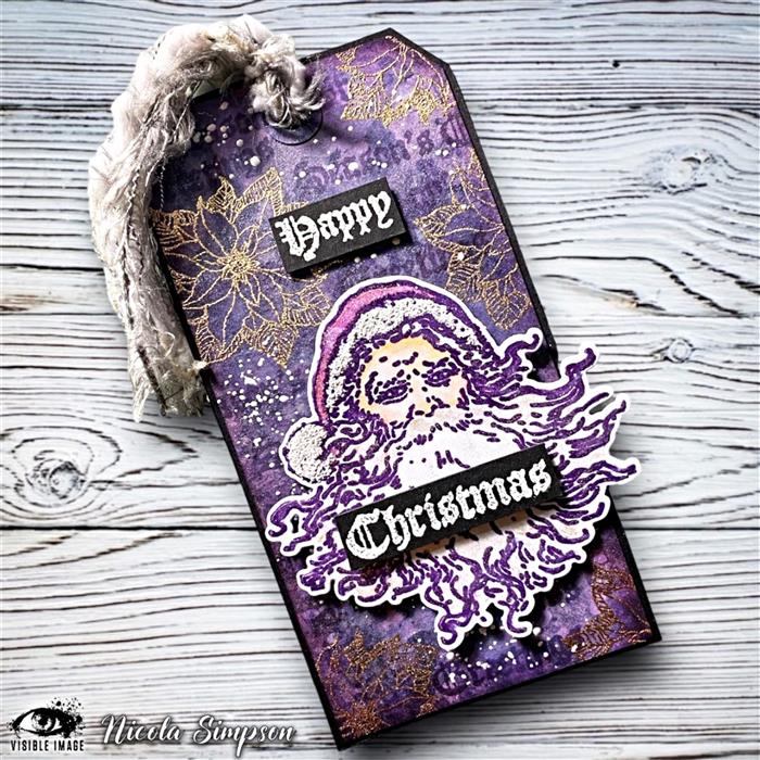 Visible Image Vintage Santa - A6 Stamp Set-2