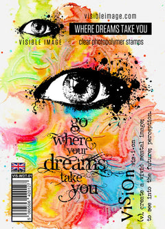 Visible Image Where Dreams Take You - A6 Stamp Set-1