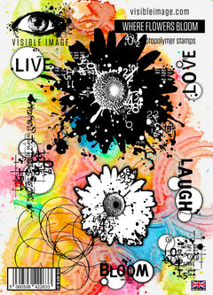 Visible Image Where Flowers Bloom - A5 Stamp Set-1