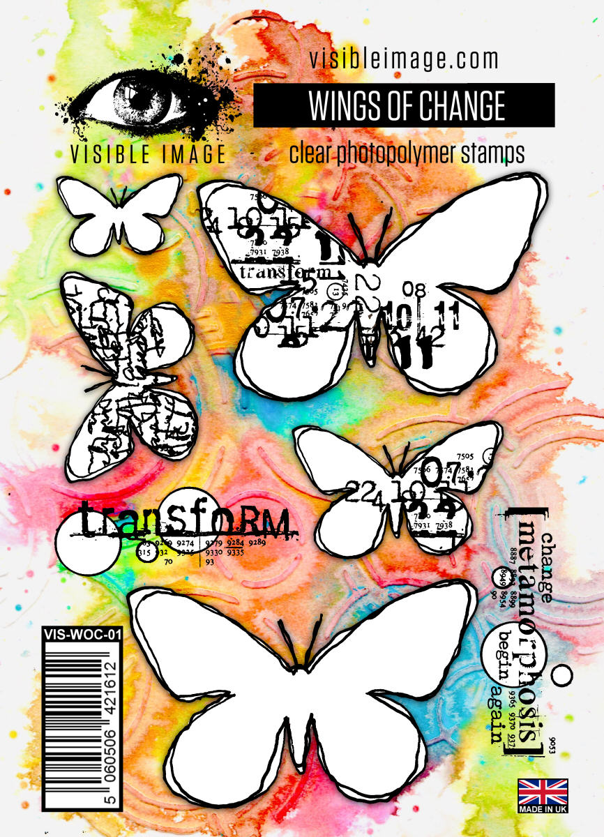 Visible Image Wings of Change - A6 Stamp Set-1