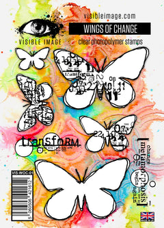 Visible Image Wings of Change - A6 Stamp Set-1
