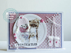 Marianne Design: Creatables Dies - Knitted Scarf-2