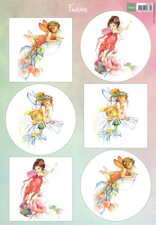 Marianne Design Cutting Sheet Bloemen Elfjes 2-1