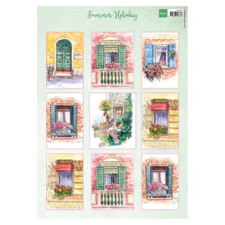 Marianne Design Cutting Sheet Summer Holiday-1