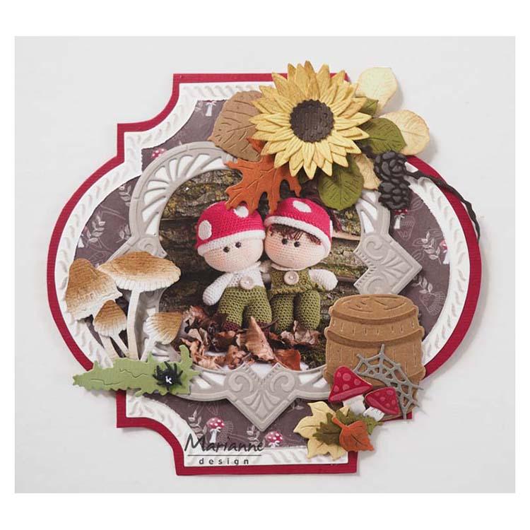 Marianne Design Cutting Sheet Ilse's Funny's - Fall-2