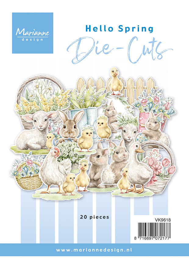 Marianne Design A6 Die-Cuts - Hello Spring-1