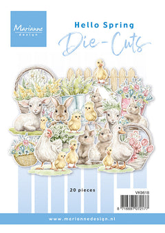 Marianne Design A6 Die-Cuts - Hello Spring-1