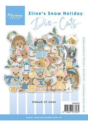 Troqueles de Marianne Design Eline's Snow holiday
