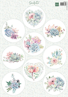 Marianne Design Succulents - Cutting Sheet-1