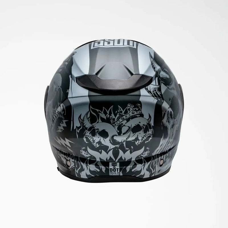 VOSS 580 Conquest Modular Two Tone El Diablo Helmet-2