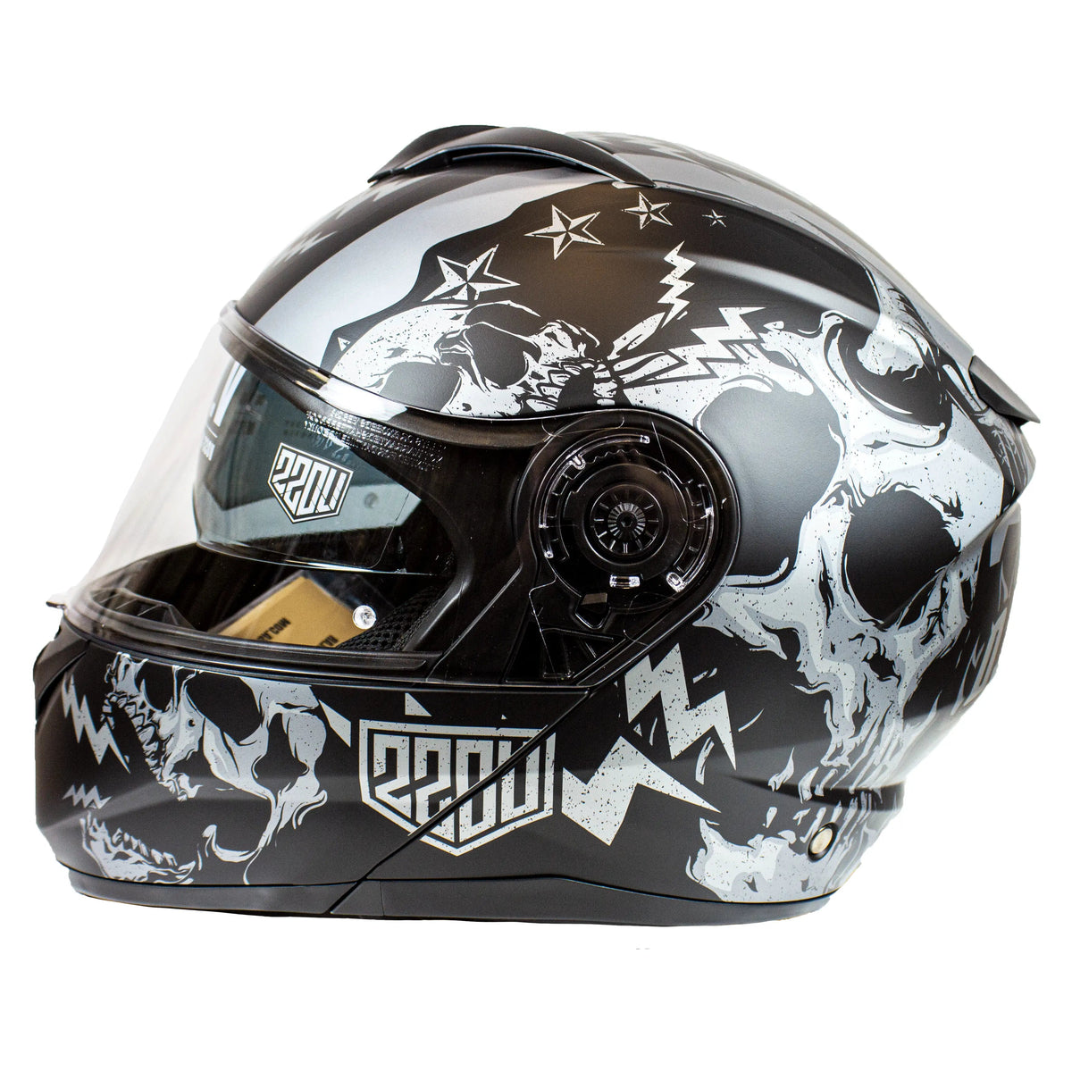VOSS 580 Conquest Modular Two Tone El Diablo Helmet-6