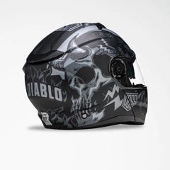 VOSS 580 Conquest Modular Two Tone El Diablo Helmet-5