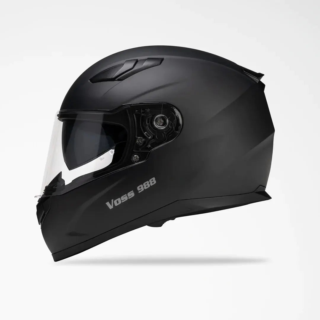 VOSS 988 MOTO-1 Matte Black Helmet-1