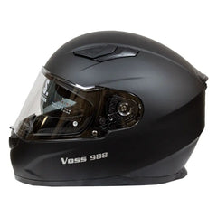VOSS 988 MOTO-1 Matte Black Helmet-4