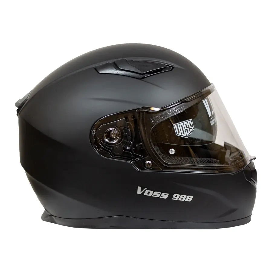 VOSS 988 MOTO-1 Matte Black Helmet-5