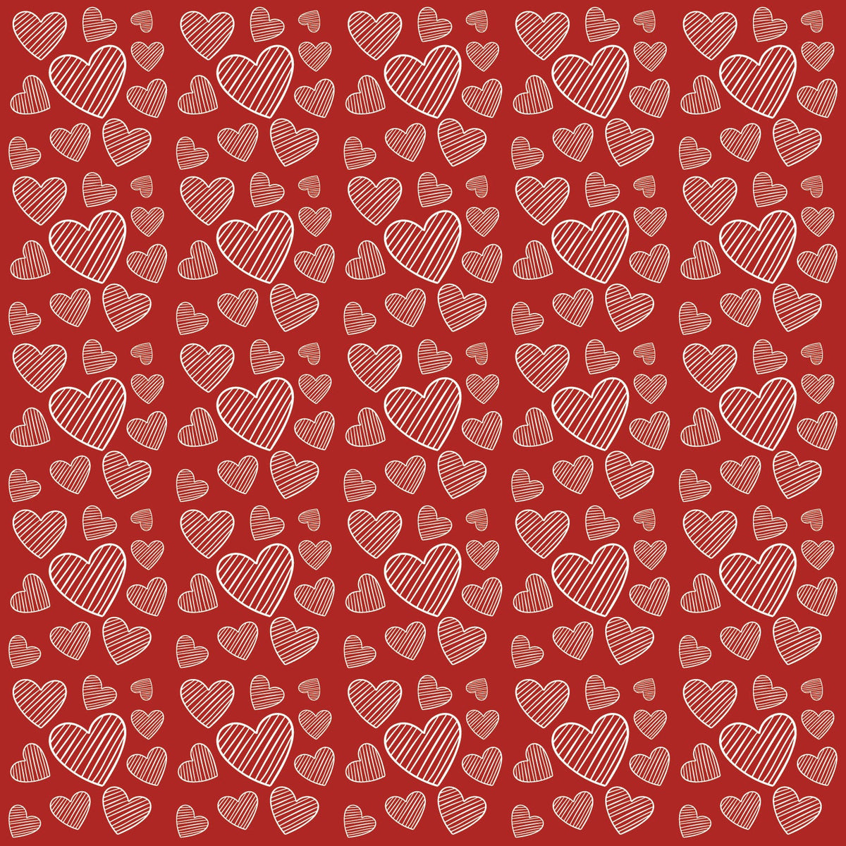 Red Hearts Adhesive Vinyl-1