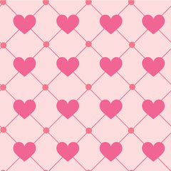 Valentines Geometric Hearts Adhesive Vinyl #1-1