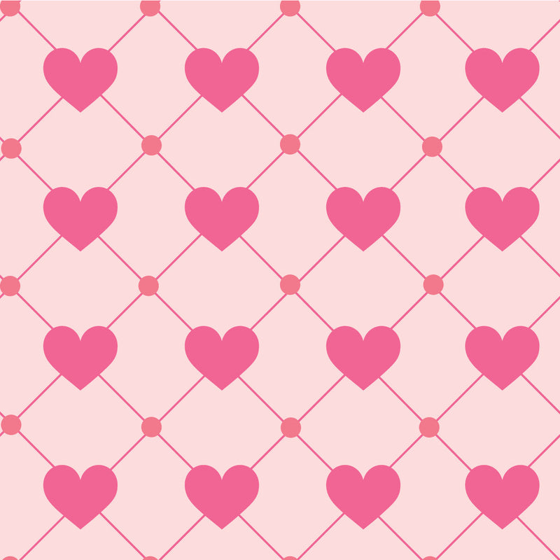 Craft HTV Valentines Geometric Hearts #1-1