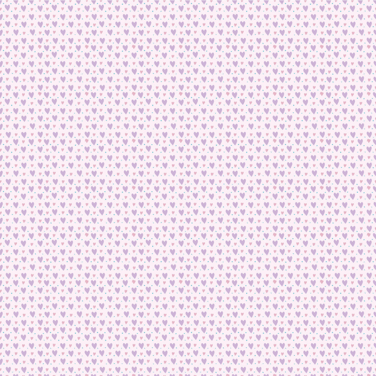 Valentines Hearts Purple HTV #4-1
