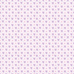 Valentines Hearts Purple Adhesive Vinyl #3-1