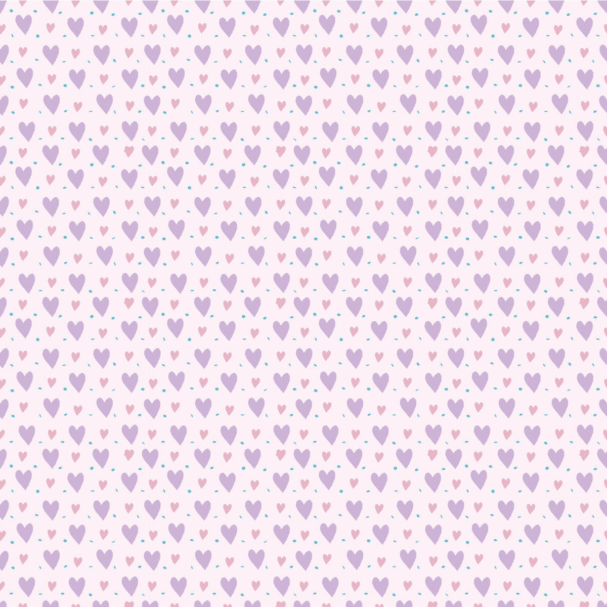 Valentines Hearts Purple HTV #3-1