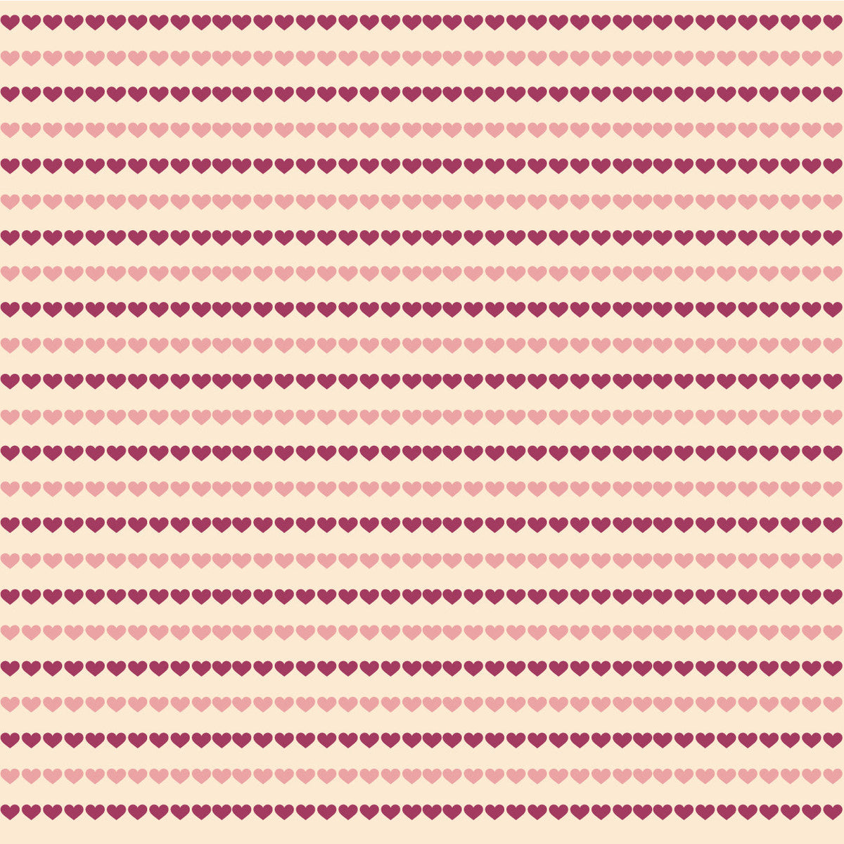 Valentines Hearts Stripes HTV-1