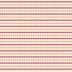 Valentines Hearts Stripes HTV-1