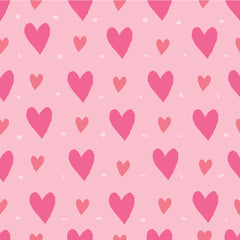Valentines Hearts Pink Adhesive Vinyl-1