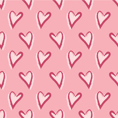 Valentines Hearts Border Adhesive Vinyl #1-1