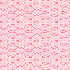 Valentines XOXO Pink Adhesive Vinyl-1