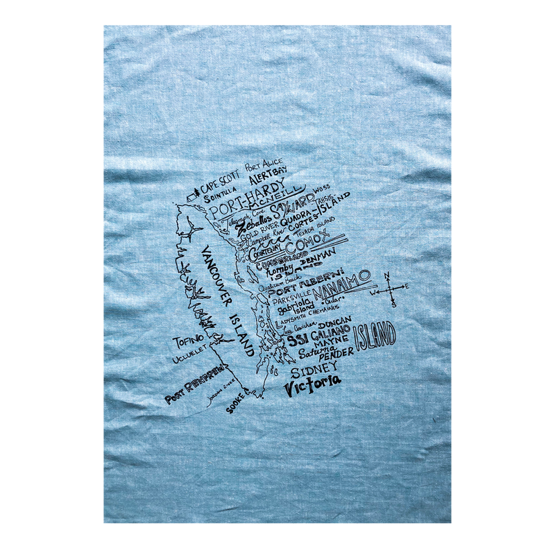 VAN ISLE - Organic Cotton & Hemp Tea Towel-2